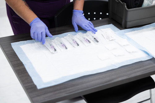 Students pursuing a career in medical assisting education can work in a heathcare environment like a hospital.